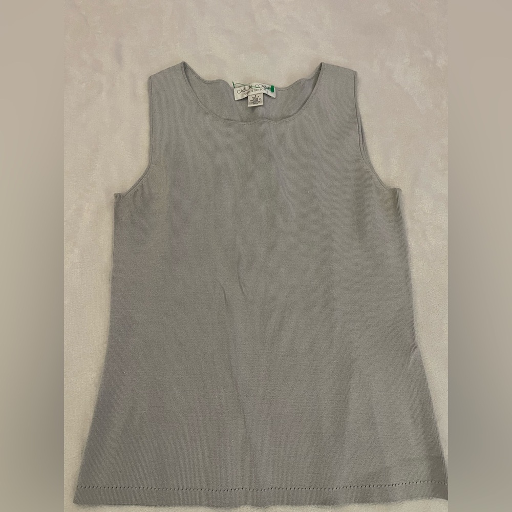 Casual Corner Light Gray Tank Top